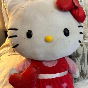Tall hello kitty and small one